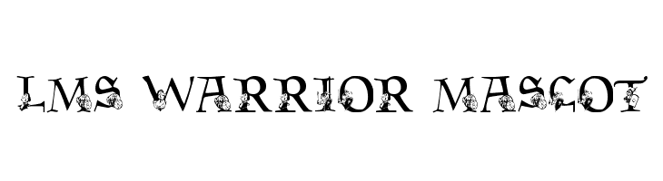 LMS Warrior Mascot  font caratteri gratis