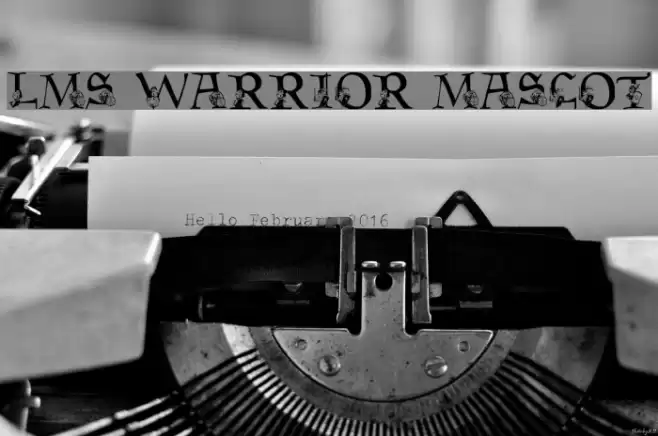 LMS Warrior Mascot Font examples