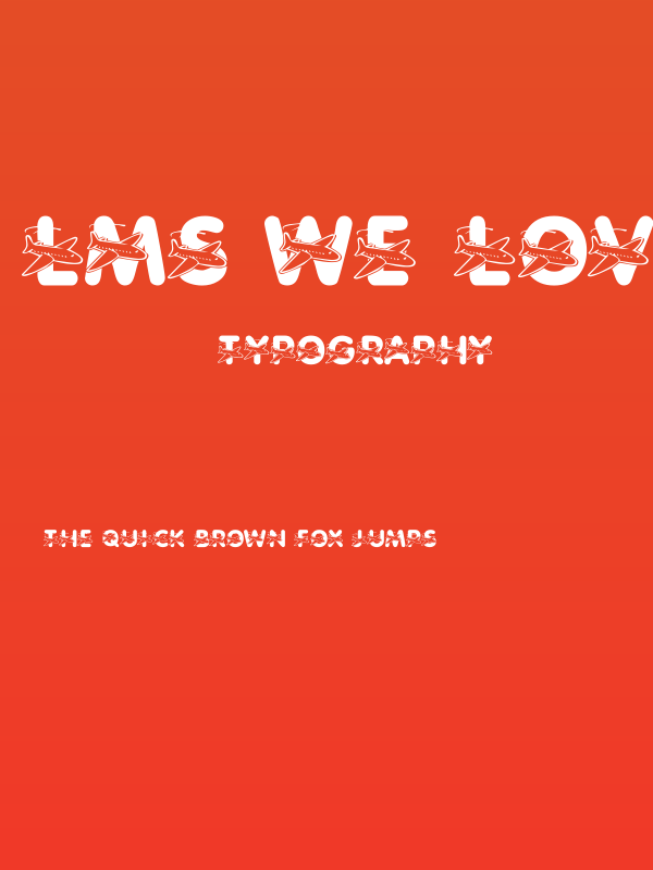 LMS We Love To Fly Poster