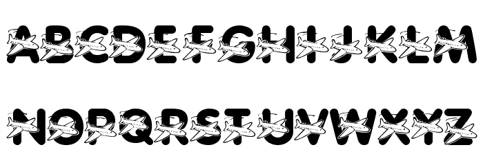 LMS We Love To Fly Font LOWERCASE