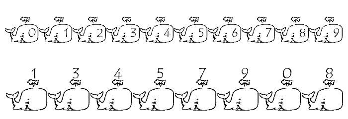 LMS Whale Of A Font Font OTHER CHARS
