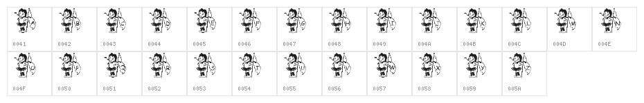 LMS Winterguard Girl Character Map
