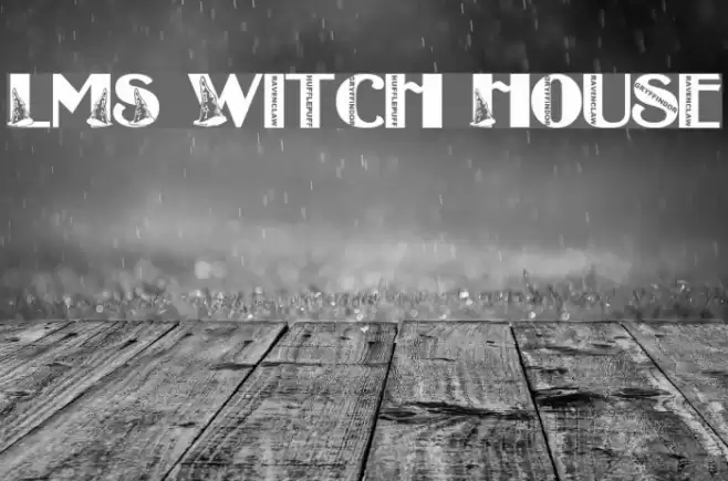 LMS Witch House Font examples