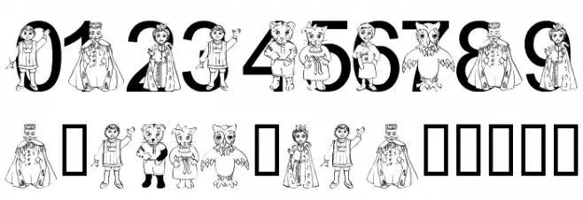 LMS Won't You Be My Neighbor Font OTHER CHARS