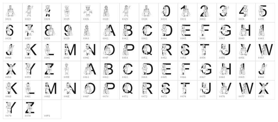 LMS Won't You Be My Neighbor Character Map