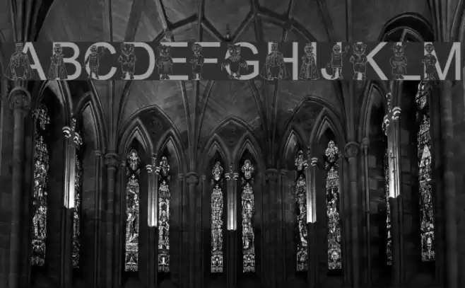 LMS Won't You Be My Neighbor Font examples