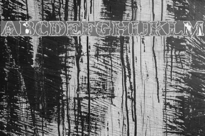 LMS Woody's Roundup Font examples