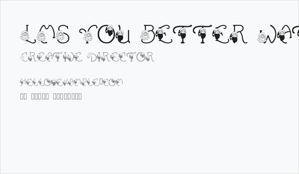 LMS You Better Watch Out Business Card