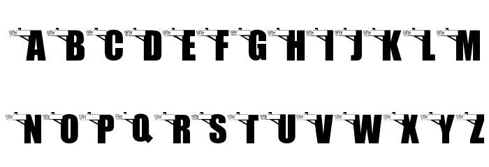 LMS You've Got Mail Font LOWERCASE