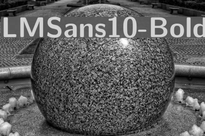 LMSans10-Bold Font examples