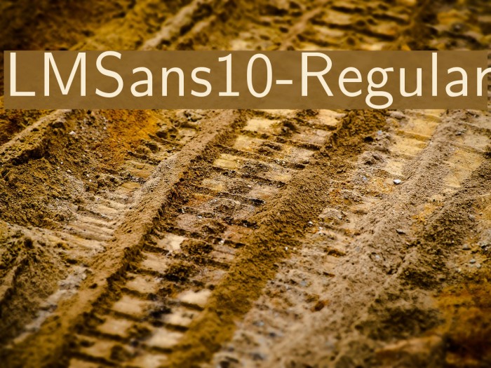 LMSans10-Regular Font examples