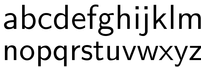 LMSans10-Regular Font LOWERCASE