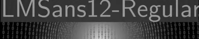 LMSans12-Regular Font examples