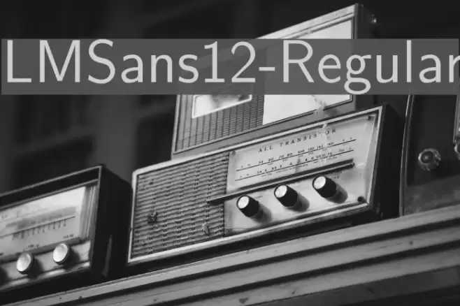 LMSans12-Regular Font examples