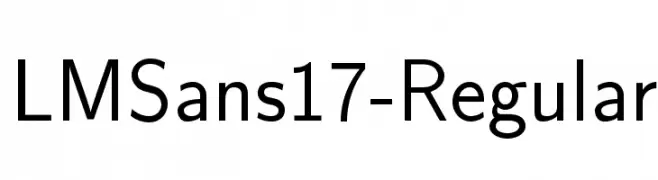 LMSans17-Regular  नि: शुल्क फ़ॉन्ट्स डाउनलोड