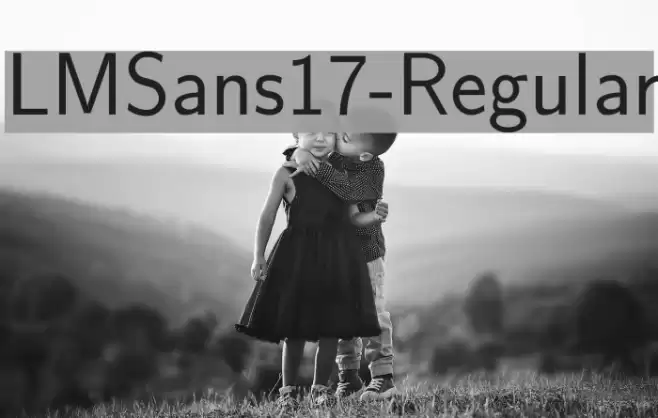 LMSans17-Regular Font examples
