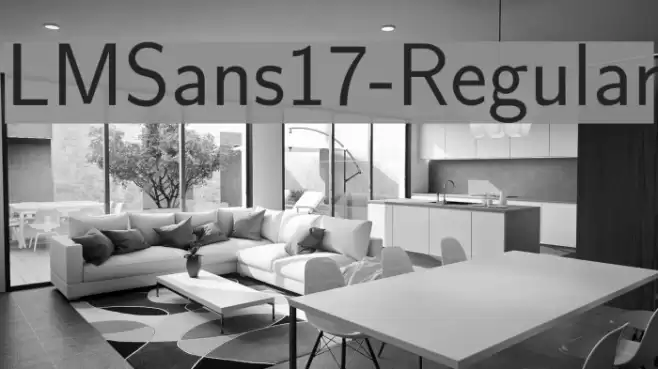LMSans17-Regular Font examples