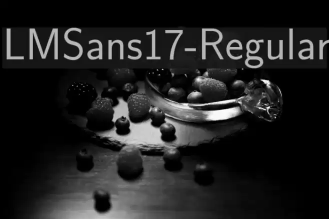 LMSans17-Regular Font examples