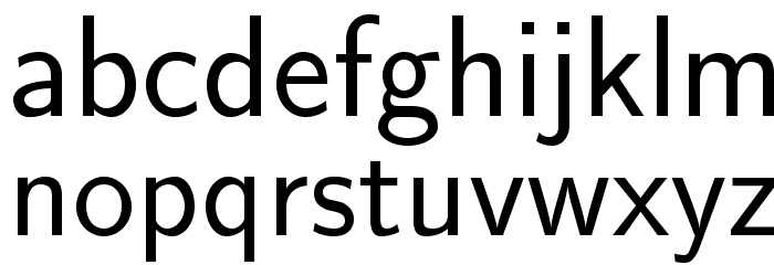 LMSans17-Regular Font LOWERCASE