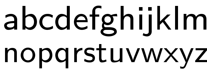 LMSans8-Regular Font LOWERCASE