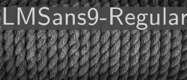 LMSans9-Regular Example 2