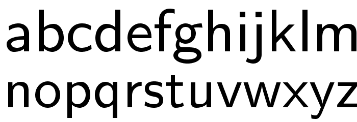 LMSans9-Regular Font LOWERCASE