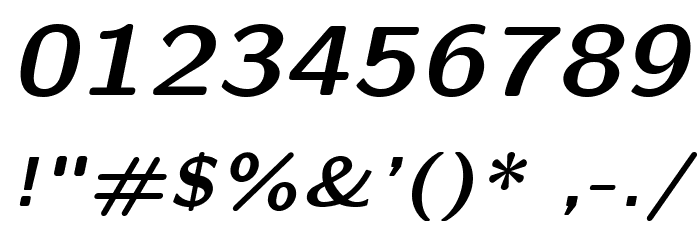 LMSansQuot8-BoldOblique Font OTHER CHARS