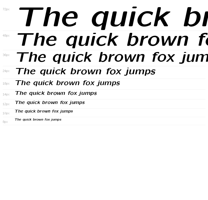 LMSansQuot8-BoldOblique Waterfall