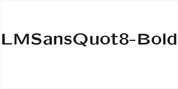 LMSansQuot8-Bold Logo