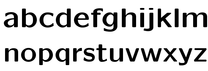LMSansQuot8-Bold Font LOWERCASE