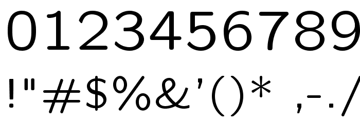 LMSansQuot8-Regular Font OTHER CHARS