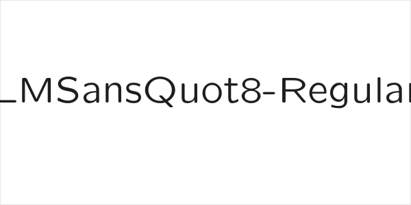 LMSansQuot8-Regular Logo