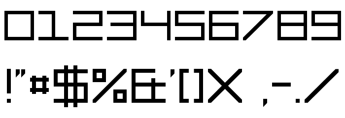 LNR Phonetic Alphabet Regular Font OTHER CHARS