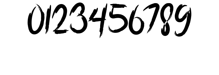 LOCKDOWN BRUSH Font OTHER CHARS
