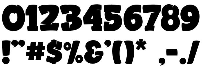 LOCKDOWN Font OTHER CHARS