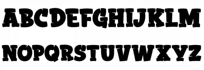 LOCKDOWN Font UPPERCASE