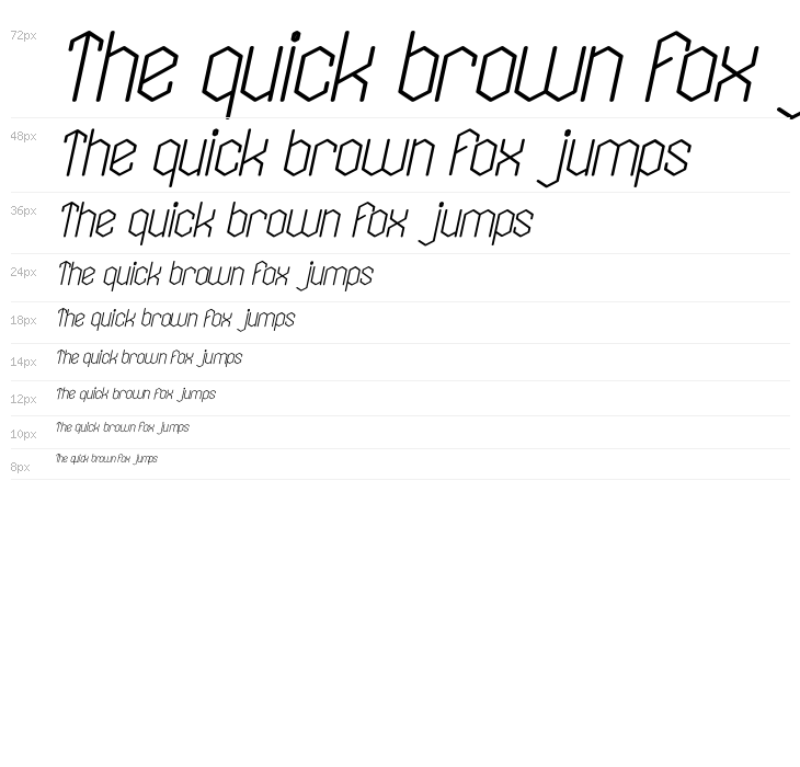 LOIS CESARANO Bold Italic Waterfall