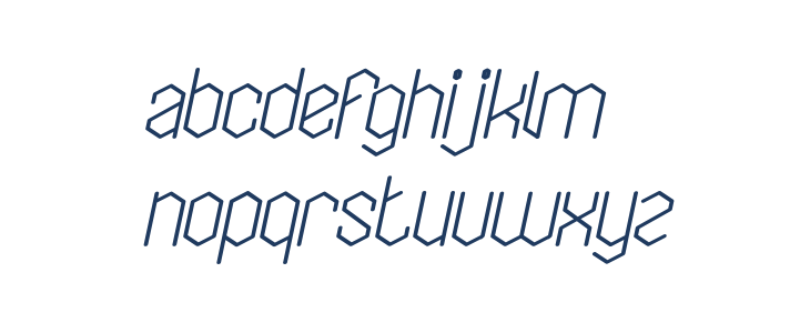 LOIS CESARANO Bold Italic Lowercase