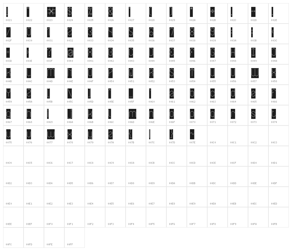 LOIS CESARANO-Inverse Character Map