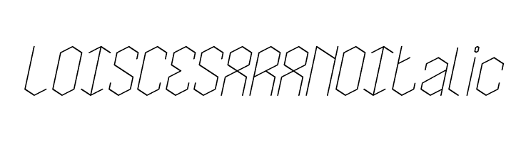 LOIS CESARANO Italic  नि: शुल्क फ़ॉन्ट्स डाउनलोड