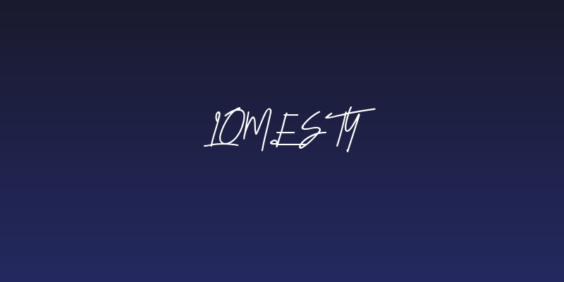 LOMESTY Social Header