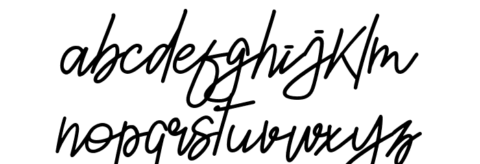 LOMESTY Font LOWERCASE