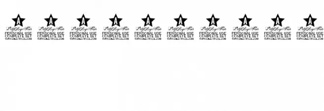 LONE WOLF PERSONAL USE Font OTHER CHARS