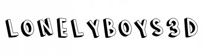 LONELY BOYS 3D  Free Fonts Download
