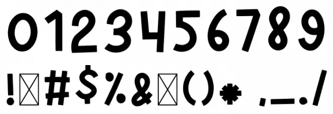 LONELY BOYS Font OTHER CHARS