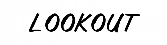 LOOKOUT  font caratteri gratis