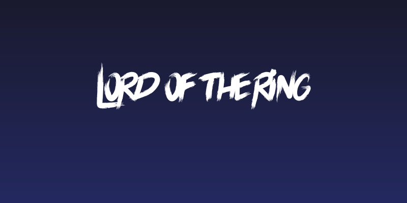 LORD OF THE RING Social Header