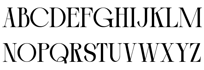 LORENNA Font UPPERCASE