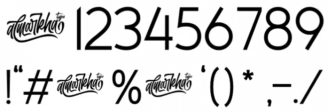 LORENZA Font OTHER CHARS