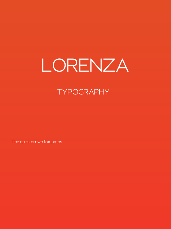 LORENZA Poster